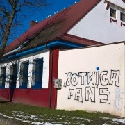 Budynek przepompowni ścieków. Własność MWiK.